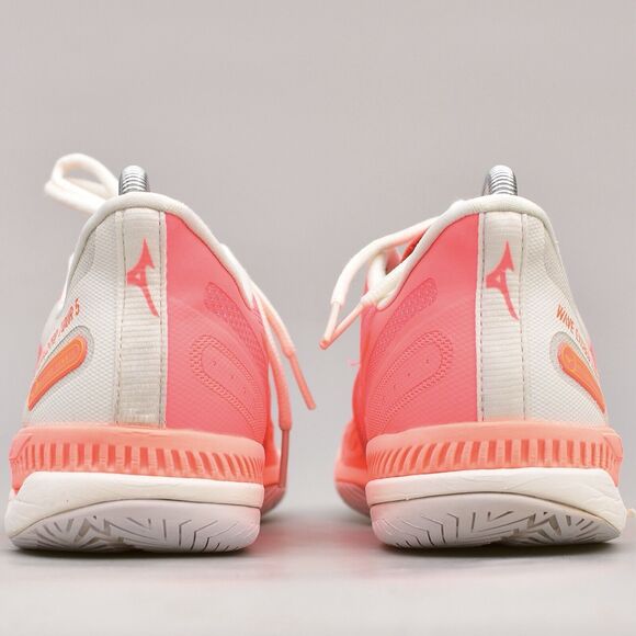 MIZUNO WOMEN'S WAVE EXCEED TOUR 5 TENNIS SHOES SIZE 8 PINK WHITE - Picture 5 of 9